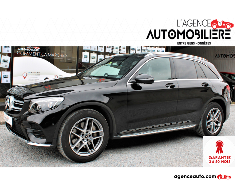 Achat voiture occasion, Auto occasion pas cher | Agence Auto Mercedes Classe GLC 250 AMG LINE, SPORTLINE 4MATIC 204 9G-TRONIC BVA Noir Année 2016 Automatique Diesel